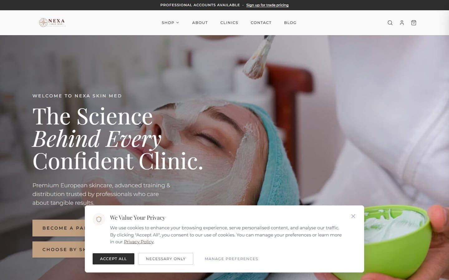 NexaSkinMed: A Multi-site Platform That Matches the Premium Behind the Brand