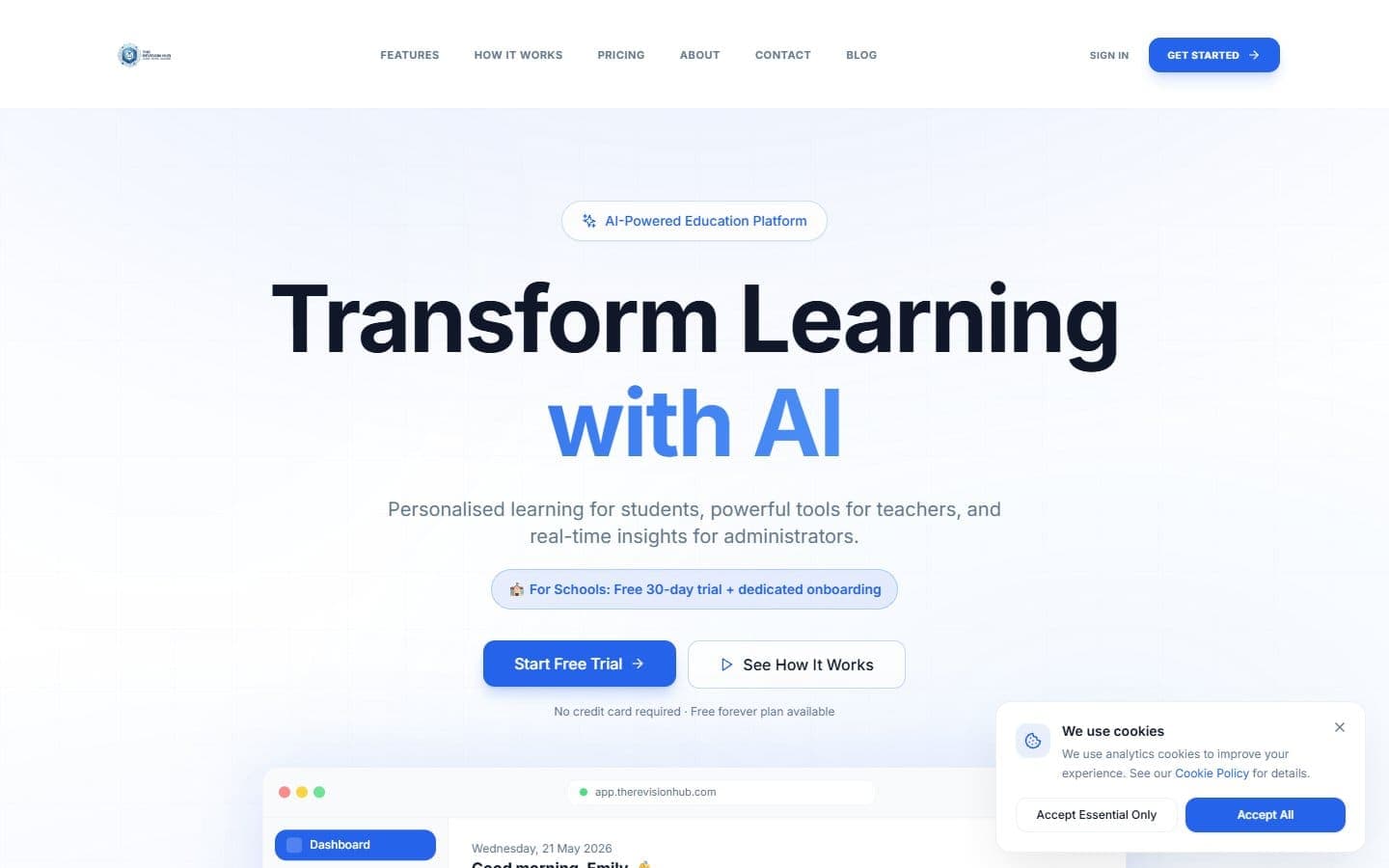 The Revision Hub: A Full-Stack EdTech SaaS Platform Built for UK Schools