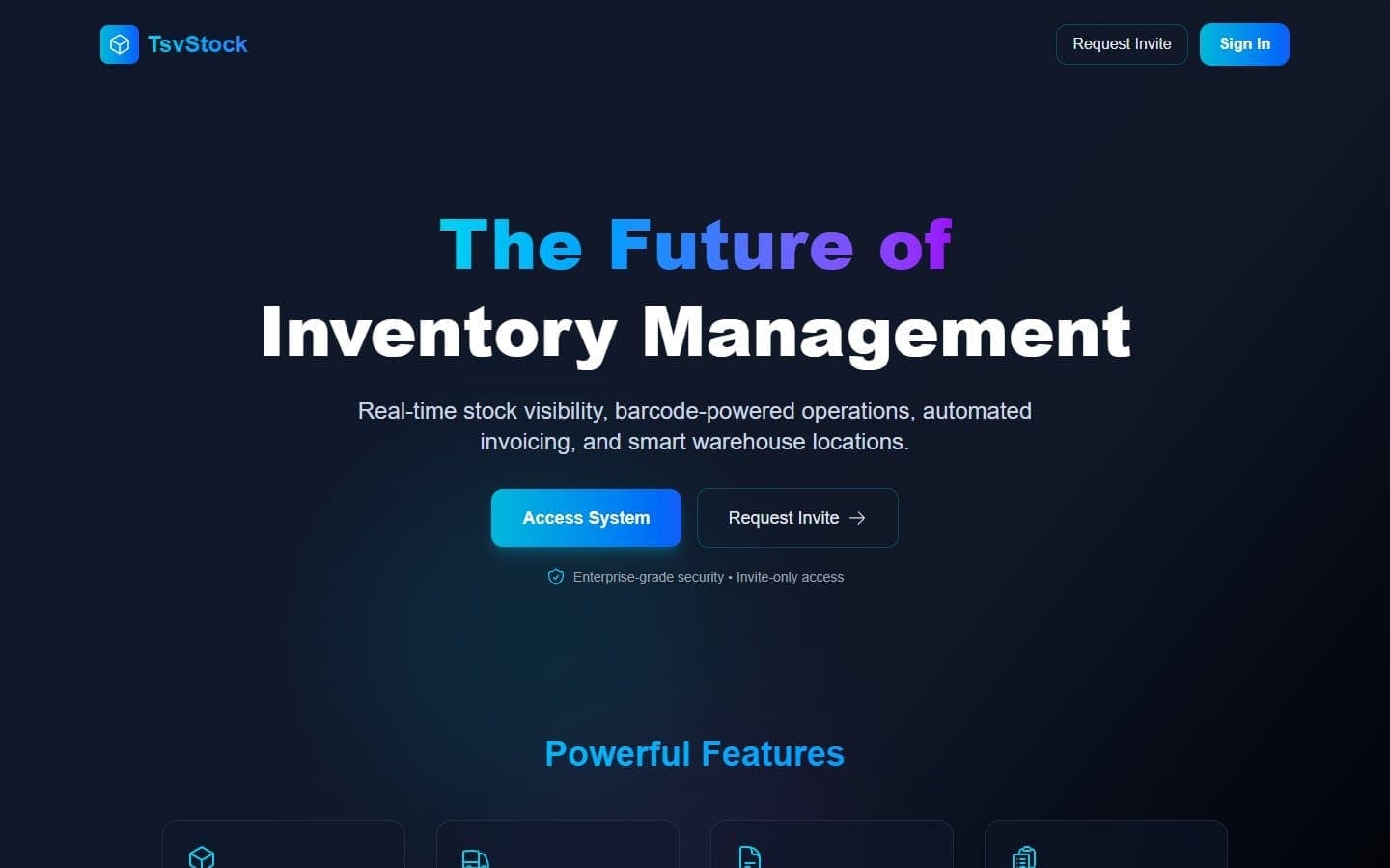 TsvStock: Building the Future of Inventory Management