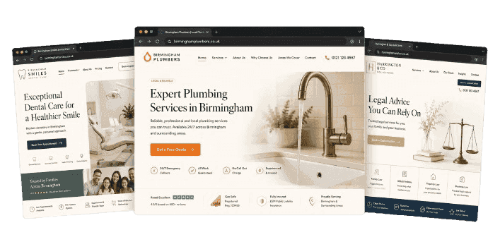 SEO-ready website designs for UK service businesses