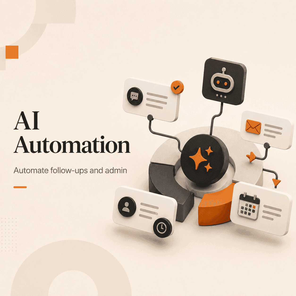 AI automation service illustration
